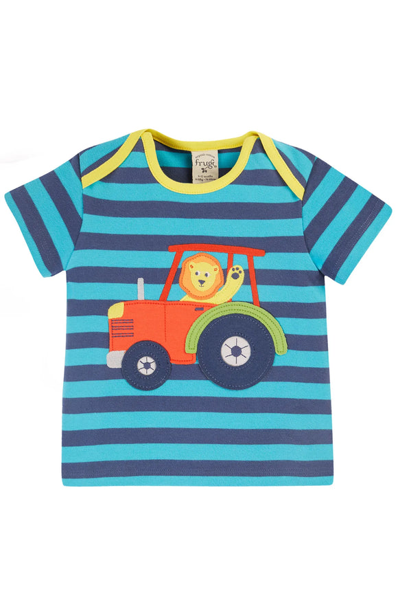 Bobster Applique T-shirt - Stripe Vehicle