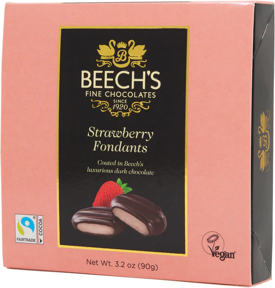 Beech's Strawberry Fondant Creams (90g)