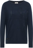 Barbara Lebek Navy Pullover