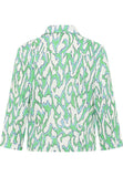 Barbara Lebek Green Shirt Blazer