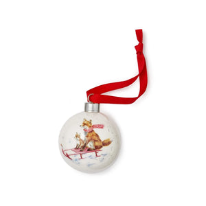 Christmas Bauble Sleigh Ride (fox)