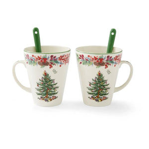 Christmas Tree Annual Mug & Spoon Set