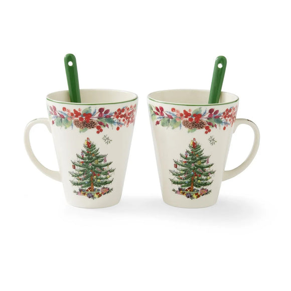 Christmas Tree Annual Mug & Spoon Set