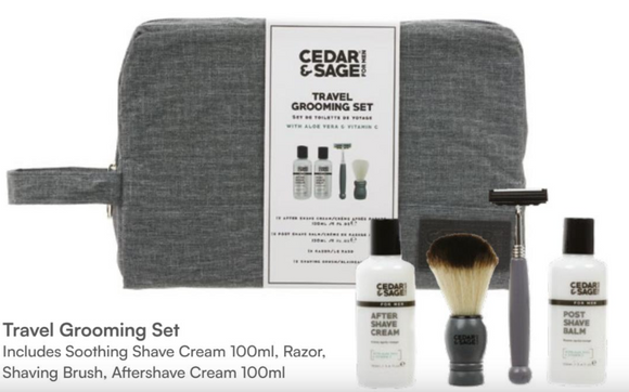 Cedar & Sage Grooming Set