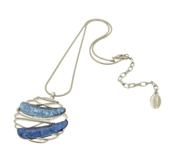 Blue And Silver Necklace