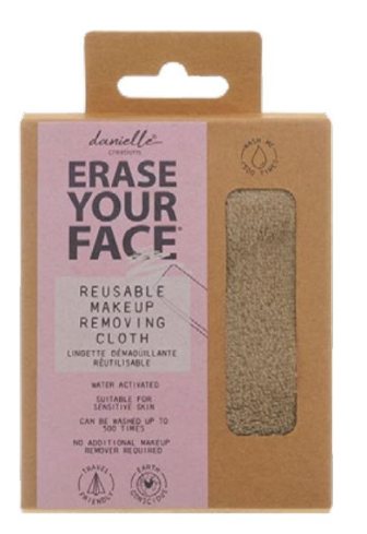 Erase Your Face Makeup Removing Cloth - Grey - Pastel