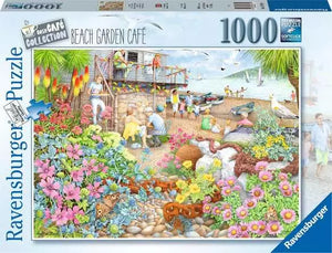 Jigsaw Puzzle Cosy Café No.1, Beach Garden Café - 1000 Pieces Puzzle