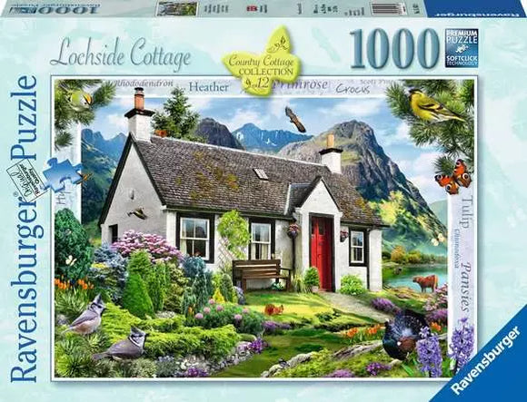 Jigsaw Puzzle Country Cottage Collection - Lochside - 1000 Pieces Puzzle