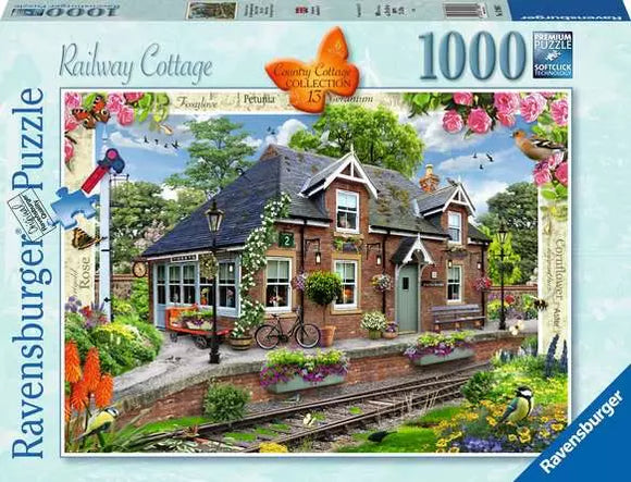 Jigsaw Puzzle Country Cottage Collection - Railway - 1000 Pieces Puzzle