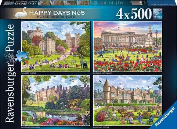 Jigsaw Puzzle Happy Days No 4, Royal Residences - 500 Pieces Puzzle