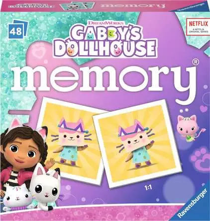 Travel Game Gabby’s Dollhouse Mini Memory - Game for kids 