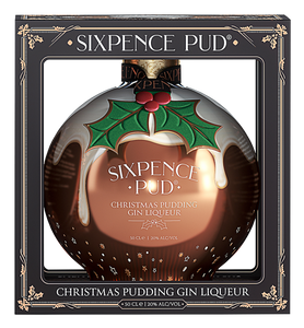 Sixpence Xmas Pudding Gin Globe 50cl (20% ABV)