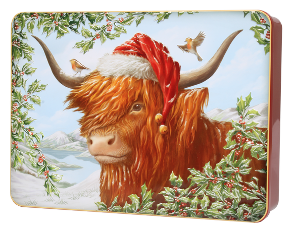 Highland Cow Assorted Biscuit Tin 300g
