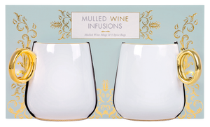Mulled Wine Infusions Mugs 2pk & 5 spice bags