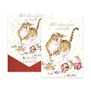 All Creatures Great and Small - Cat Christmas Card Pack