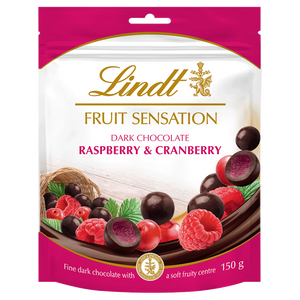 Lindt Sensations Rasp & Cranberry 150g