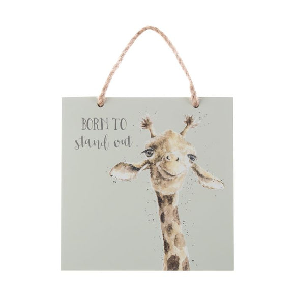Born to Stand Out Wooden Plaque