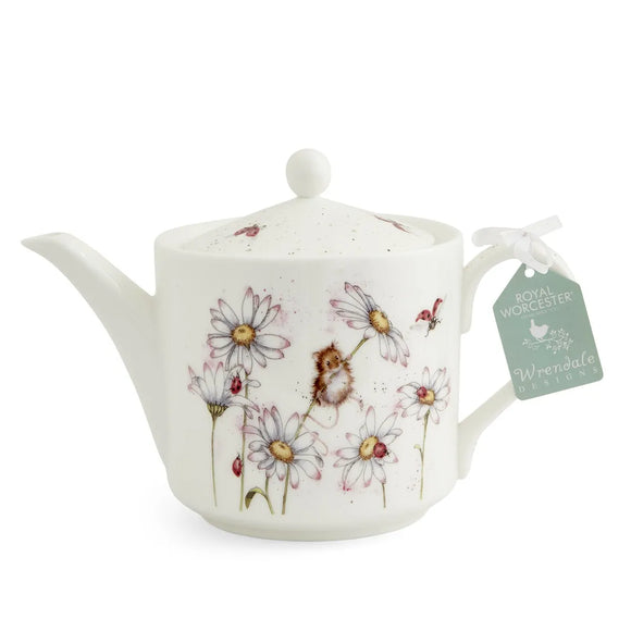 Teapot 2 Pint Mouse & Flower