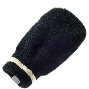 Black Elegance Natural Luxury Massage Glove