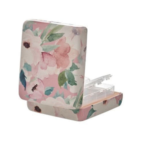 Pink Floral Pill & Supplement Box