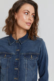 Fransa Blue Denim Jacket