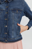 Fransa Blue Denim Jacket