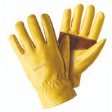 Ultimate Golden Leather Garden Gloves -Large