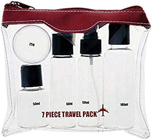 Air Travel Bottle Set, 7 Piece