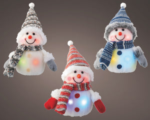 LED PVC Snowman flashing effect BO indoor