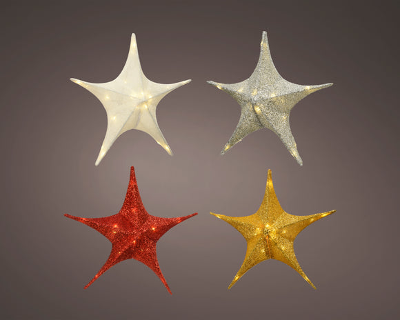 LED star polyester star steady BO indoor