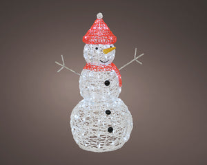 LED snowman gb acrylic snowman steady outdoor