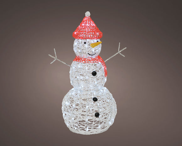 LED snowman gb acrylic snowman steady outdoor
