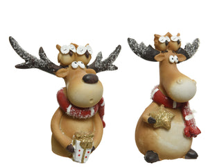 10.5cm Deer with Scarf