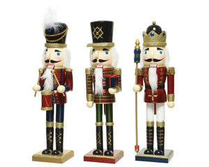 38cm Nutcracker Firwood Glitter