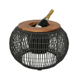 Seville Rope Outdoor Side Table- Grey