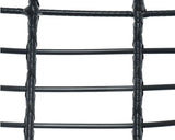 Evora wicker 3 piece outdoor sofaset - Black