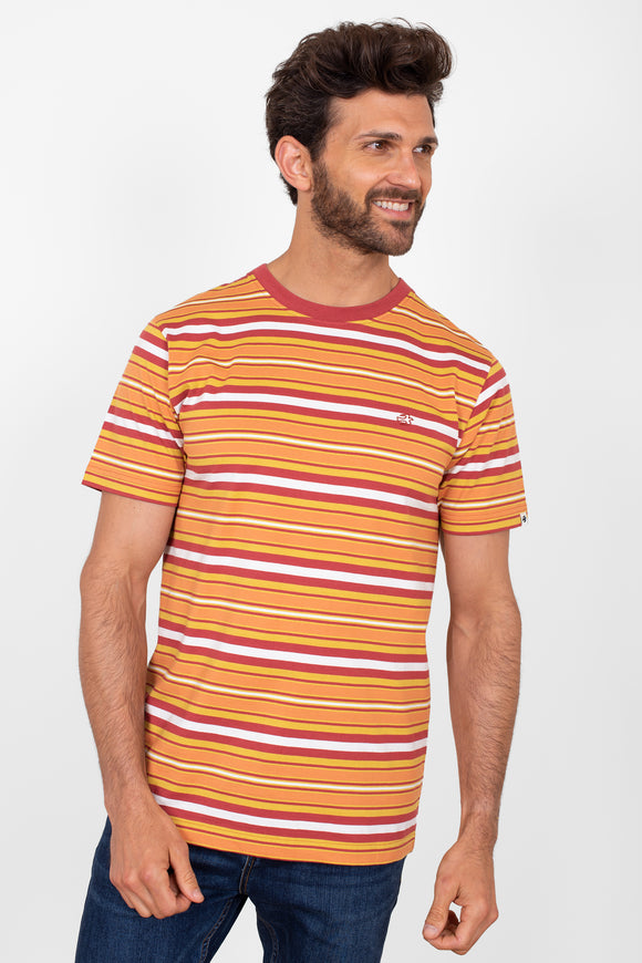 Rust Striped T-Shirt