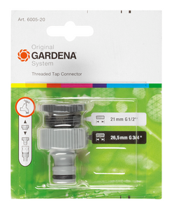 GARDENA Threaded Tap Connector (6005)
