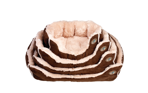 NORDIC SNUGGLE BED BROWN - Select Size
