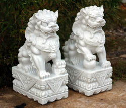 Foo Dogs (Pair) Ornament - Select Size
