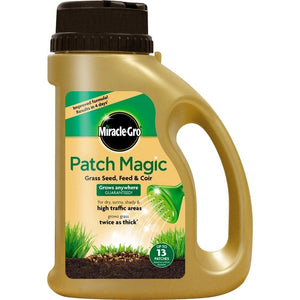 Miracle-Gro Patch Magic Grass Seed, Feed & Coir