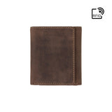 Apache - Tri-Fold Cash & Card Brown Wallet