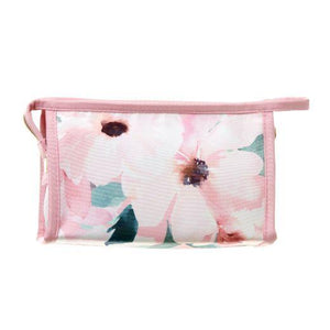 Pink Floral Travel Bag