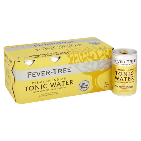 Fever-Tree - Indian Tonic (Mini Cans) (8 x 150ml)