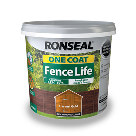 Ronseal One Coat Fence Life 5L (Select Colour)