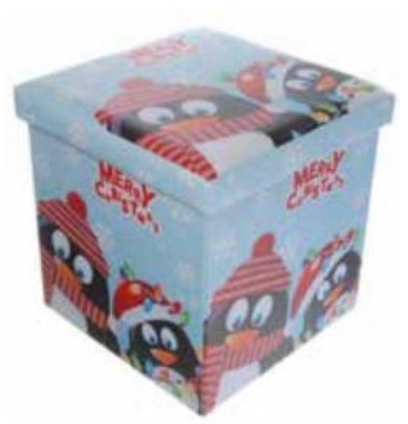 38cm x 38cm Foldable Penguin Storage Box